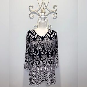 Southern Lady 3/4 Sleeve Top - Large